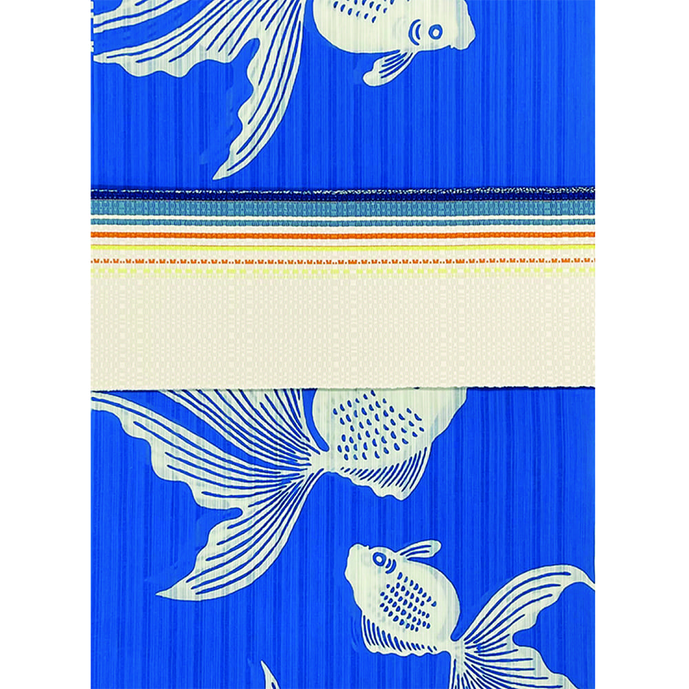 『かげろう地染』金魚ブルー