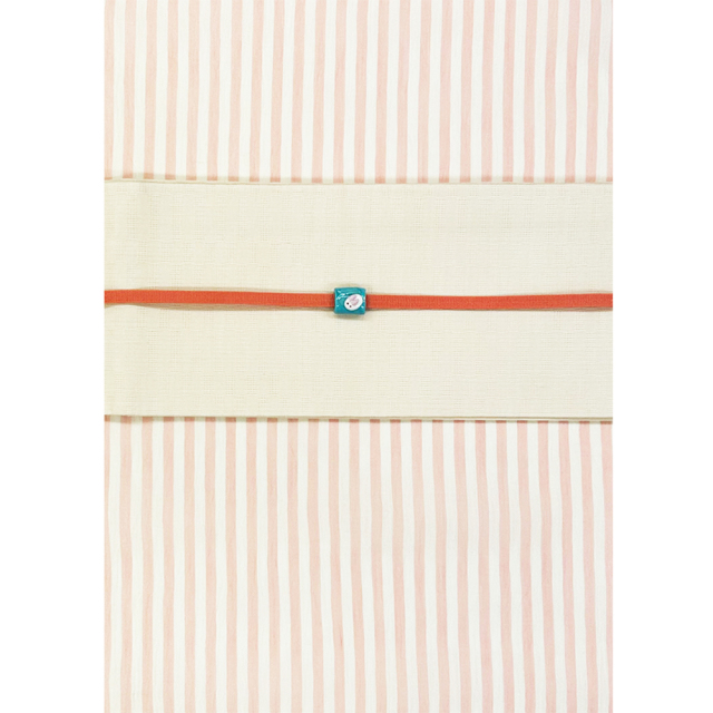 『麻着尺』縞 ピンク