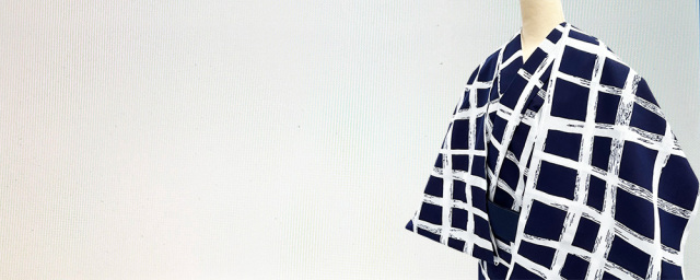 『コーマ江戸好地染キング』   乱格子